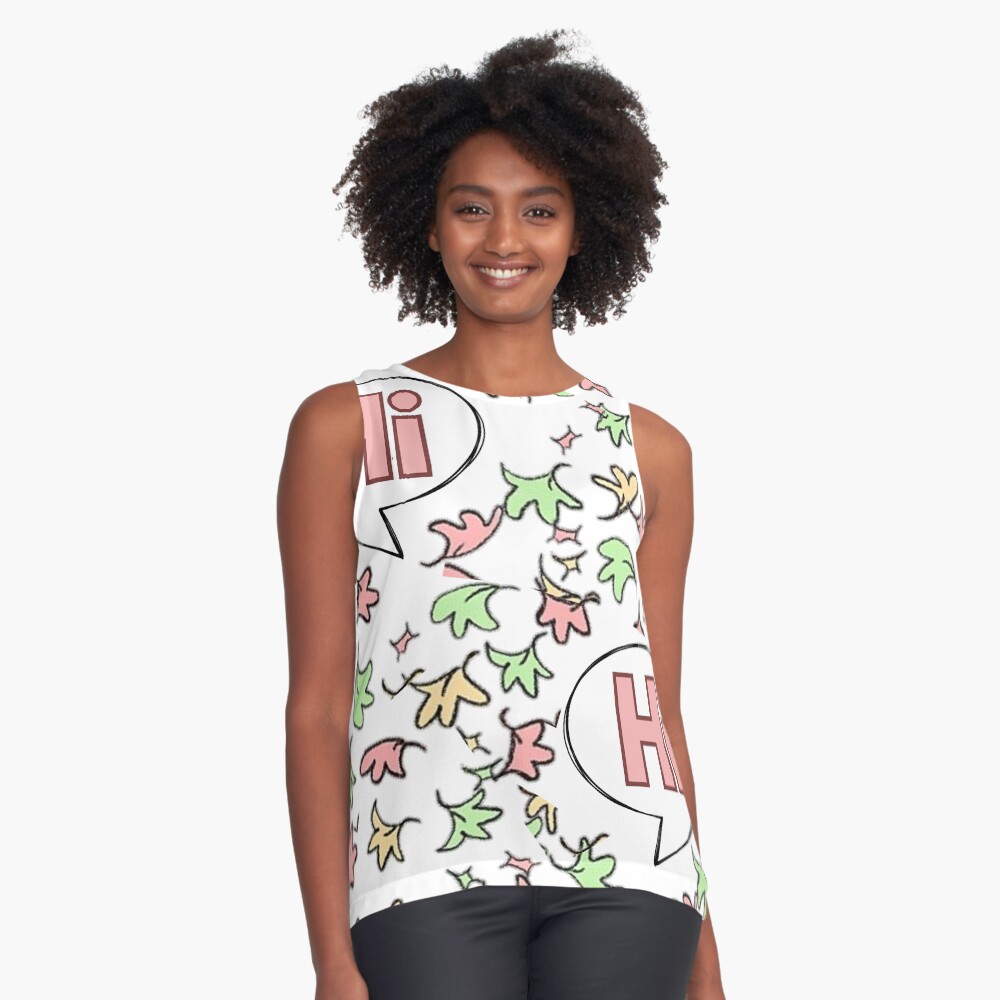 Item preview, Sleeveless Top designed and sold by miraclelook.