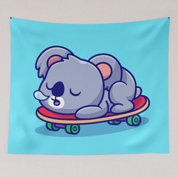 Item preview, Dreamy Koala: Snoozing on Skateboard designed and sold by hjian8219.