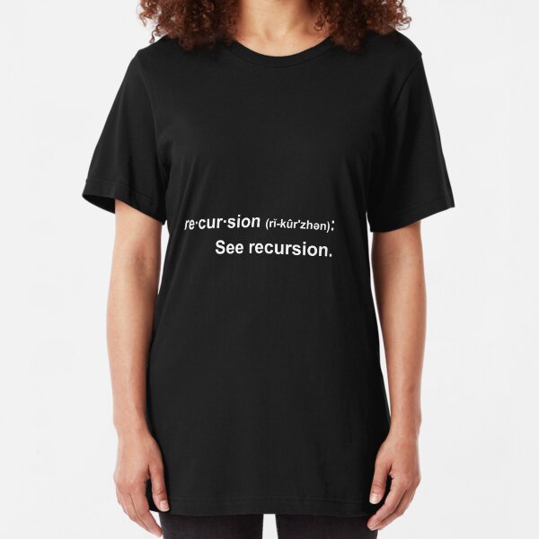 Recursion - dark tees Slim Fit T-Shirt