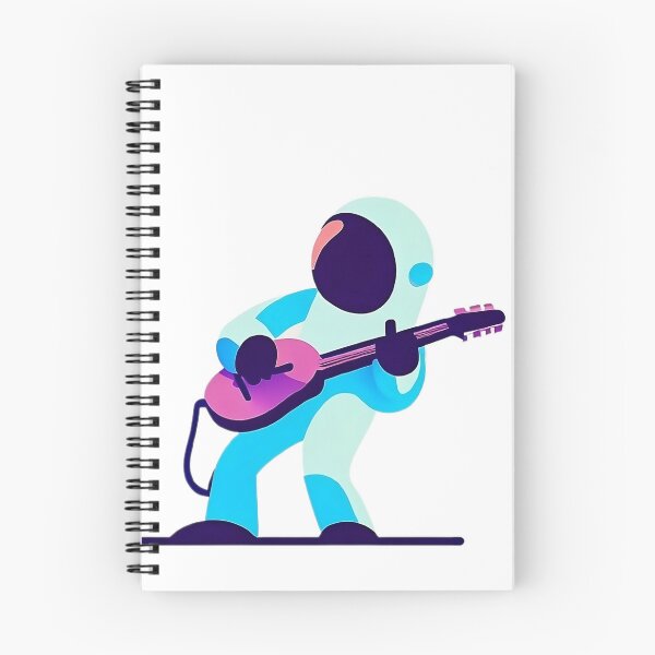 Item preview, Astronaut Playing the Guitar designed and sold by MinimalistHaven.