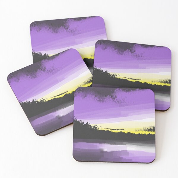Item preview, LGBT Paintings - Non Binary Flag designed and sold by Keopiiart.