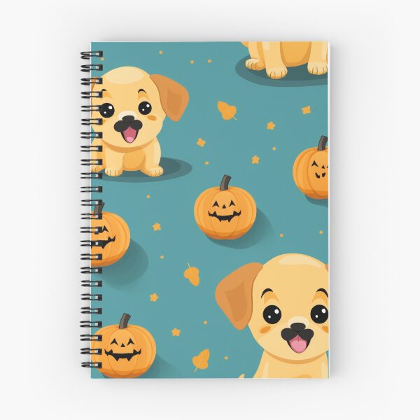 Item preview, Spooky Halloween Dog Teal Pattern Seamless designed and sold by Digiversal.