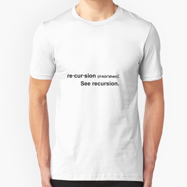 Recursion - light tees Slim Fit T-Shirt
