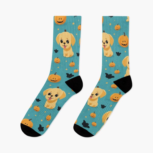 Item preview, Spooky Halloween Dog Teal Pattern Seamless designed and sold by Digiversal.