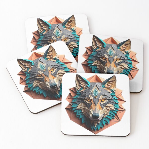 Item preview, Origami Wolf designed and sold by roqson.
