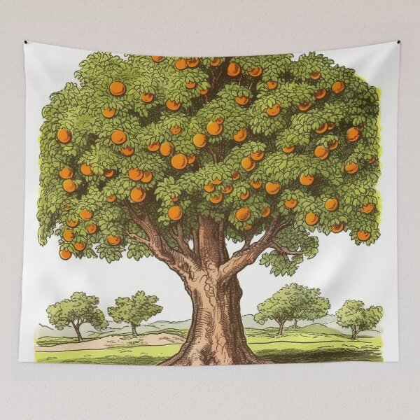 Item preview, Osage-orange tree drawing designed and sold by ComicsFactory.