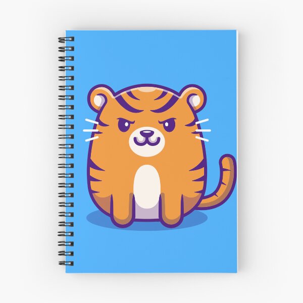 Item preview, Adorable Baby Tiger Sitting - Cute Cartoon Vector Illustration" designed and sold by hjian8219.