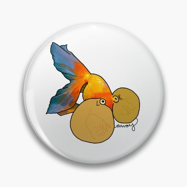 Item preview, Goldfish: look away designed and sold by SarahFrenc.