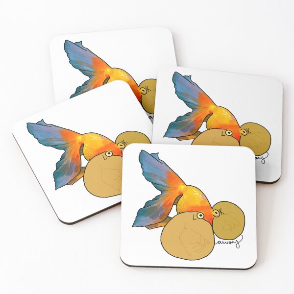 Item preview, Goldfish: look away designed and sold by SarahFrenc.