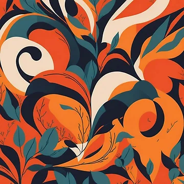 Artwork thumbnail, Orange Abstract by InfinityPattern