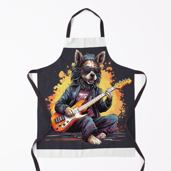 Item preview, Dog Playing Guitar designed and sold by mydoglove.