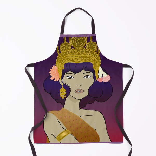 Aperçu de l'œuvre Femme khmère (tenue traditionnelle) créée et vendue par CKCRedbubble.