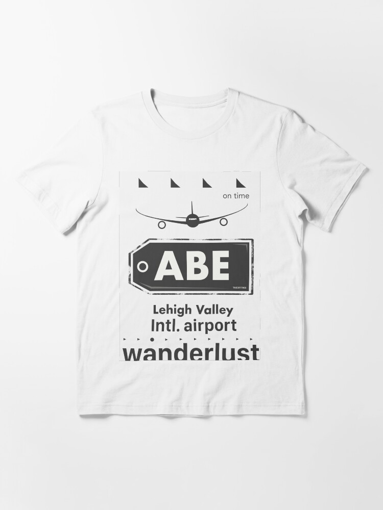 "ABE Lehigh Valley airport code" Tshirt for Sale by Aviators
