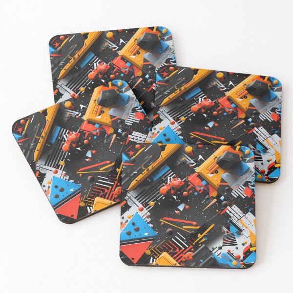 Item preview, Geometric Spray paint Pattern  designed and sold by Skolyak.