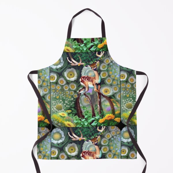 Item preview, magical deer in the forest designed and sold by RitaFancy.