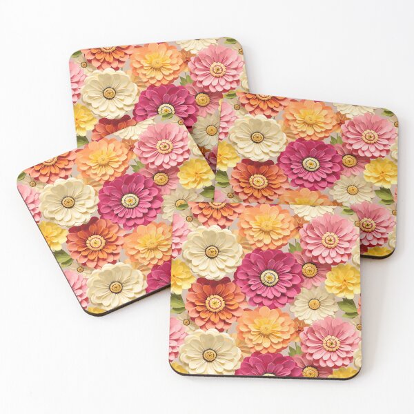 Item preview, Pastel Zinnias designed and sold by JaySleeve78.