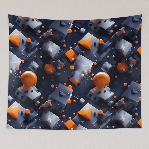 Item preview, Geometric Spray paint Pattern  designed and sold by Skolyak.