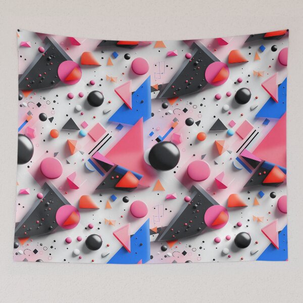 Item preview, Pink GeometricPattern  designed and sold by Skolyak.