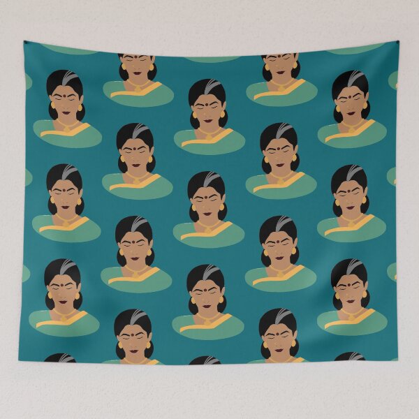 Item preview, Tamil Woman Art Rounded designed and sold by flszraf.