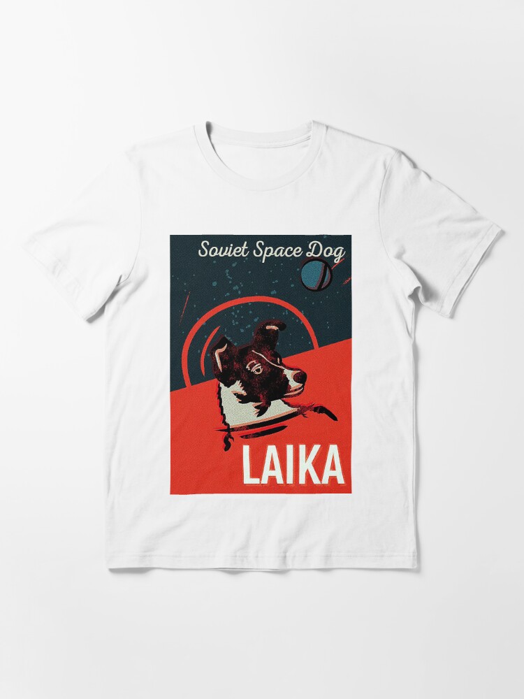 laika dog t shirt