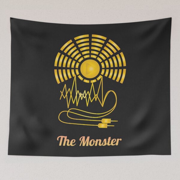 Item preview, The Monster Play In Headset  designed and sold by ElenaDellersa.