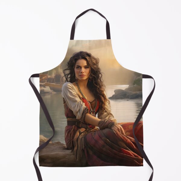 Item preview, Stunning Gypsy woman digital print designed and sold by dcrc.