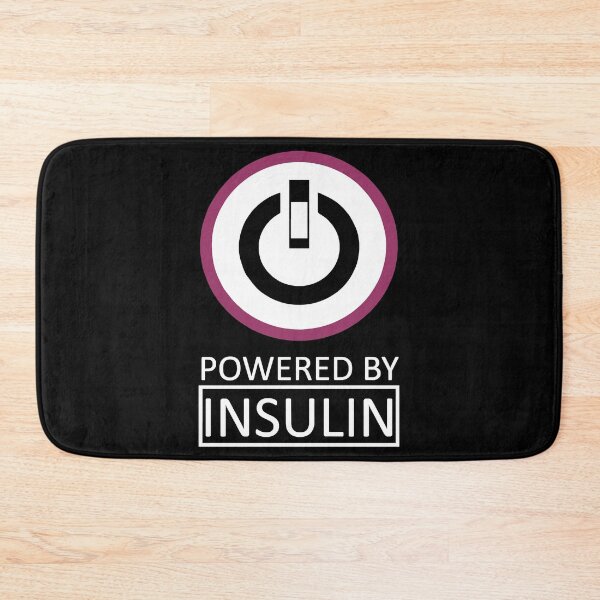 Item preview, Powered By Insulin - Funny Diabetes Humor designed and sold by CandisHitchcock.