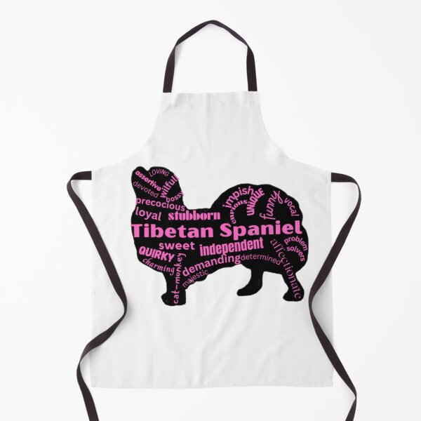 Item preview, Hot Pink Cool Descriptive Tibetan Spaniel Word Cloud Art Design designed and sold by Monica C. Webster.