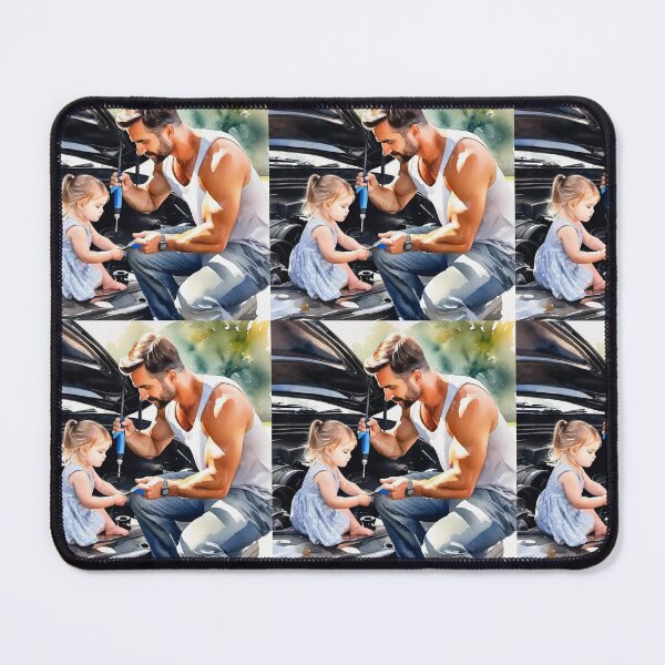 Item preview, Dad and his little helper designed and sold by Chloe Gibson.