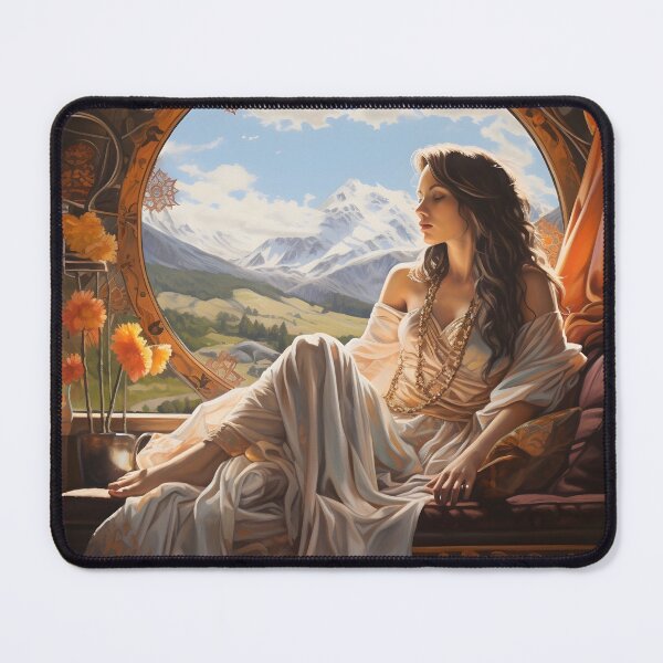 Item preview, stunning gypsy woman digital print designed and sold by dcrc.