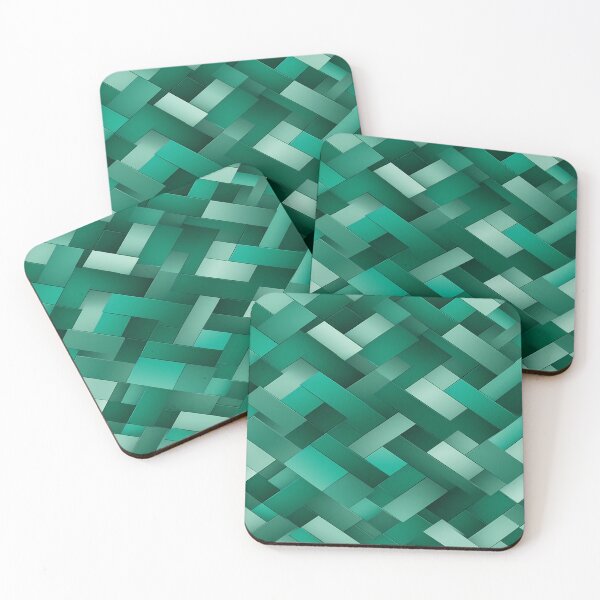 Item preview, Green Geometric Pattern  designed and sold by Skolyak.