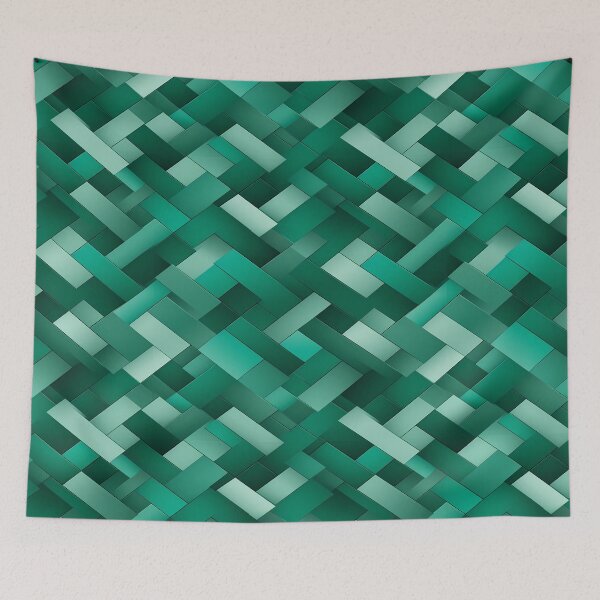 Item preview, Green Geometric Pattern  designed and sold by Skolyak.