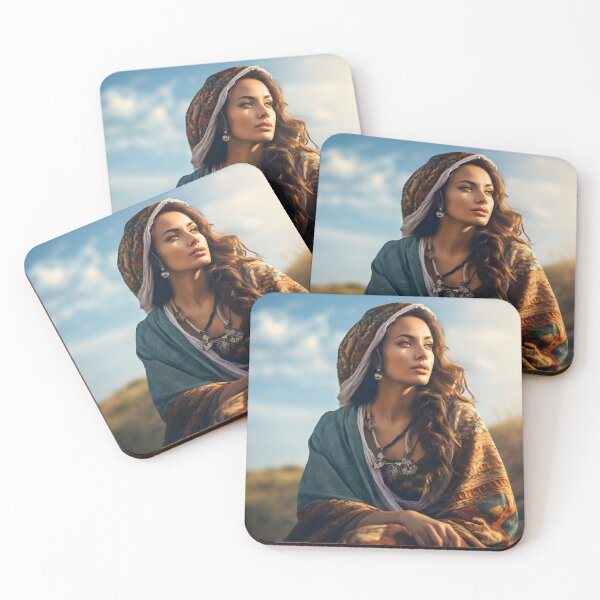 Item preview, stunning gypsy woman digital print designed and sold by dcrc.
