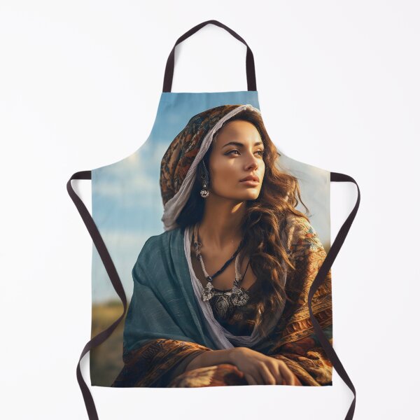 Item preview, stunning gypsy woman digital print designed and sold by dcrc.