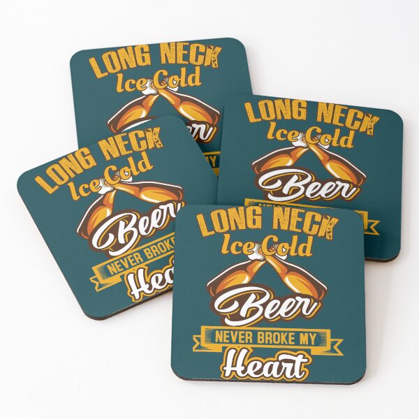 Item preview, Long Neck Ice Cold Beer Never Broke My Heart designed and sold by BaltoVintages.