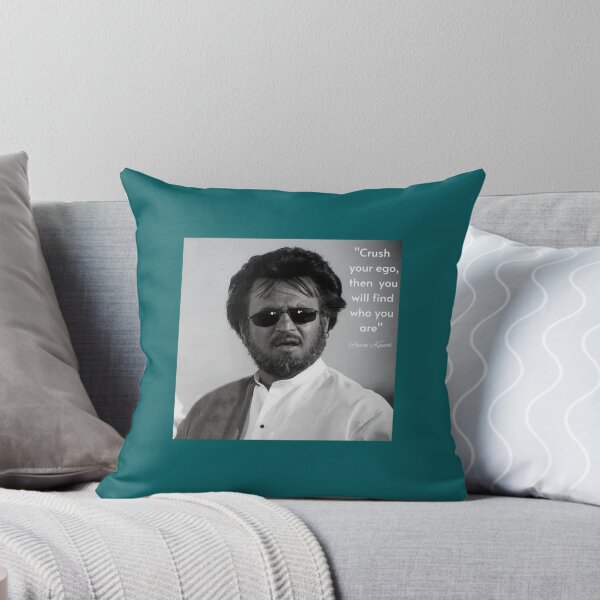 Item preview, Crush your ego, then you will find who you are Indian Actor Rajini Kanth Quote designed and sold by daixori.
