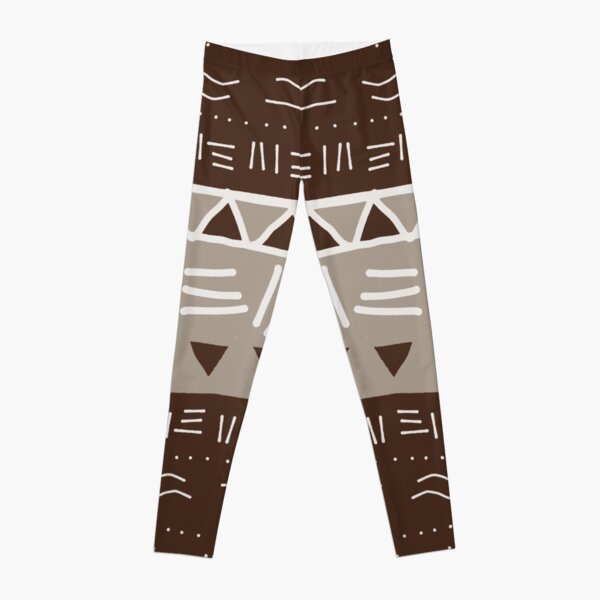 Mud Cloth Print leggings with pockets