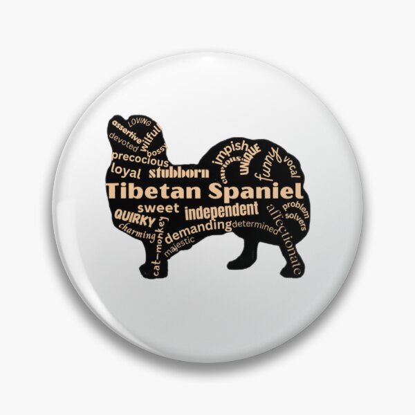 Item preview, Orange Cool Descriptive Tibetan Spaniel Word Cloud Art Design designed and sold by Monica C. Webster.