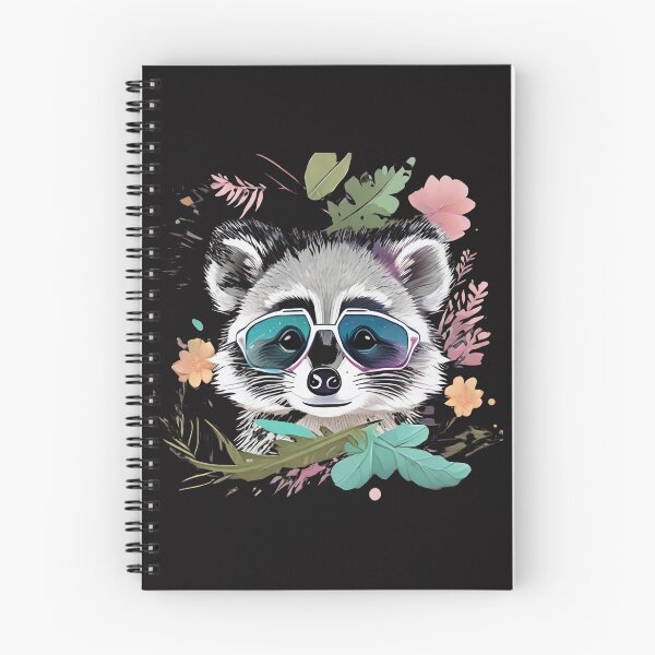 Item preview, Unleash the Cuteness: Boss Raccoon Strikes a Pose with Shades!  designed and sold by TribalNative.