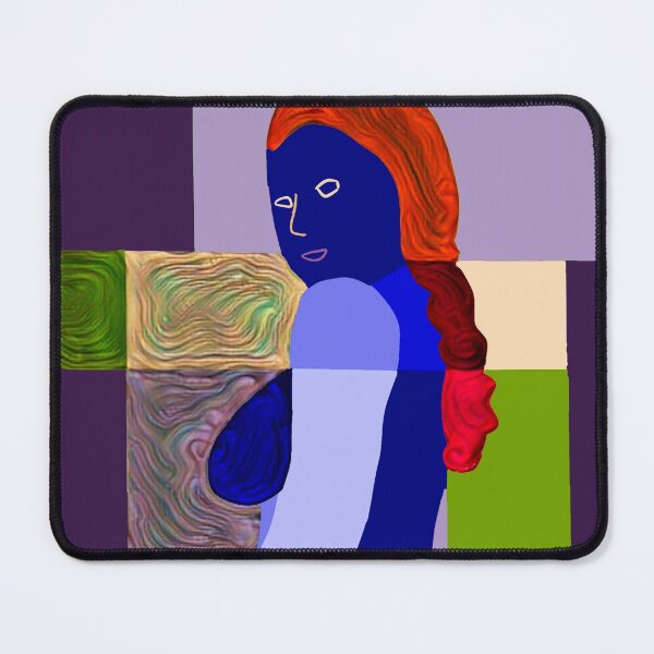Item preview, Geometric female nude in rectangles and curves designed and sold by pulchritude560.