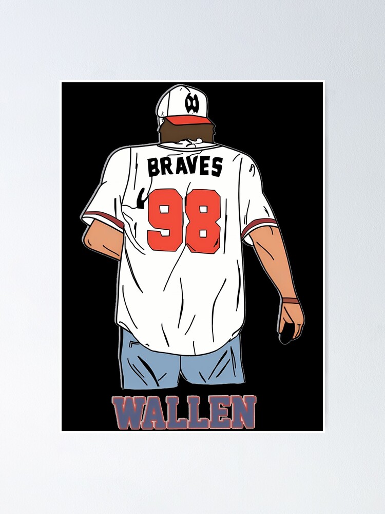 98 Braves Lyrics Morgan Wallen T-shirt