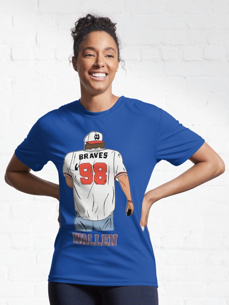 Vintage Wallen Braves98 Shirt, Comfort Colors Wallen Braves Crewneck Unisex  T-shirt - Reallgraphics