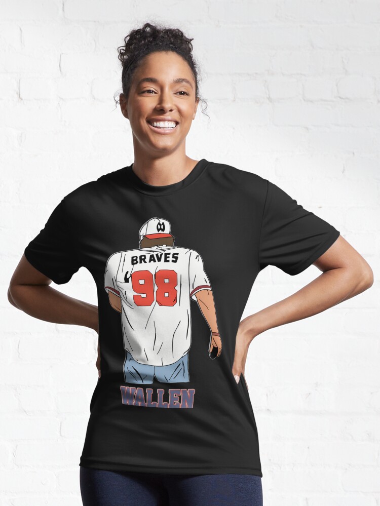  HHVintage 98 Braves Wallen Tshirt T Shirt, Long Sleeve