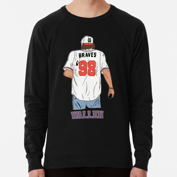 Wallen Crewneck Sweatshirt Braves 98 Shirt 98 Braves Sweatshirt