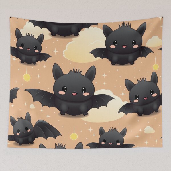 Item preview, Cute Halloween Bat Pattern Seamless designed and sold by Digiversal.