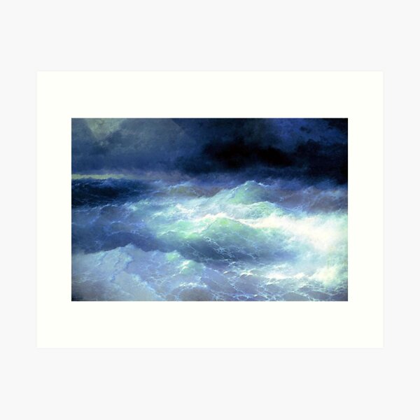 Aperçu de l'œuvre Parmi les vagues - I. Aivazovsky créée et vendue par BestPaintings.