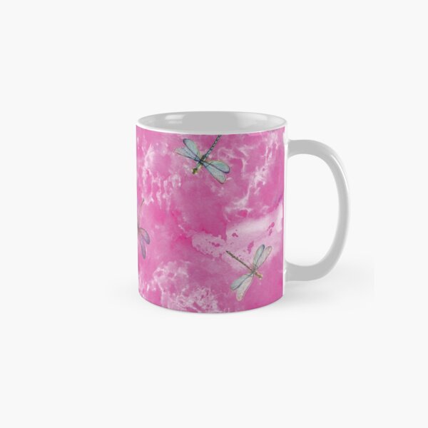 Dragonflies in pink Classic Mug