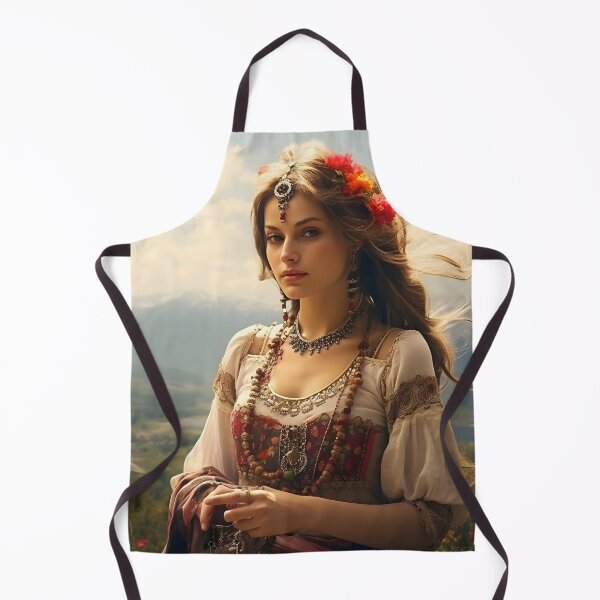 Item preview, stunning gypsy woman digital print designed and sold by dcrc.