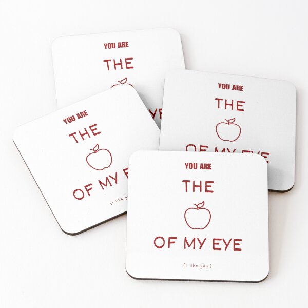 Item preview, You are the apple of my eye idiom (red) designed and sold by Idioms4u.