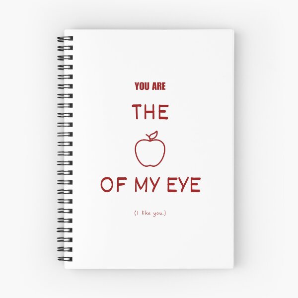 Item preview, You are the apple of my eye idiom (red) designed and sold by Idioms4u.